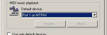Windows MIDI USB Playback