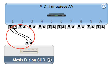 Audio MIDI Setup Cables