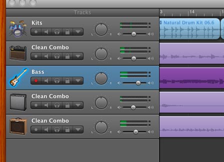 Apple Garageband Levels